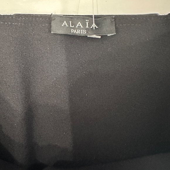 $3,390 Alaia Black High Rise Leather Leggings Size 6 - Picture 11 of 12